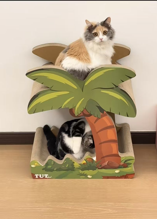 Coconut Tree cat scratcher 52.5*35*59.5cm