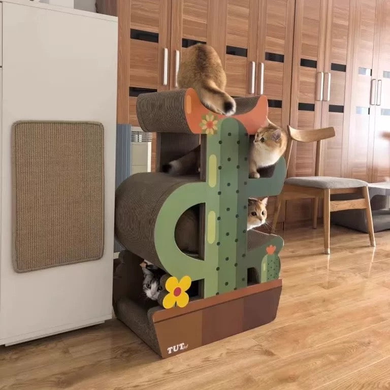 Cactus Cat Scratcher  Can Park 4 Cats 89*60*35.5cm