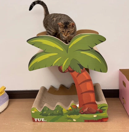 Coconut Tree cat scratcher 52.5*35*59.5cm