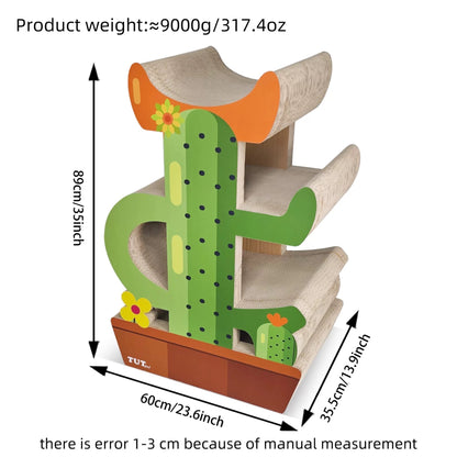 Cactus Cat Scratcher  Can Park 4 Cats 89*60*35.5cm