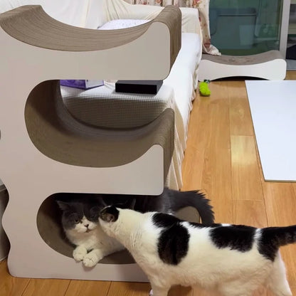 E Cat Scratcher Can Park 3 Cats 80.5*60*35.5cm