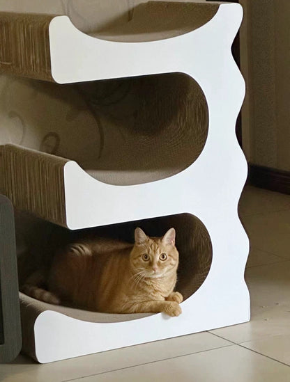 E Cat Scratcher Can Park 3 Cats 80.5*60*35.5cm