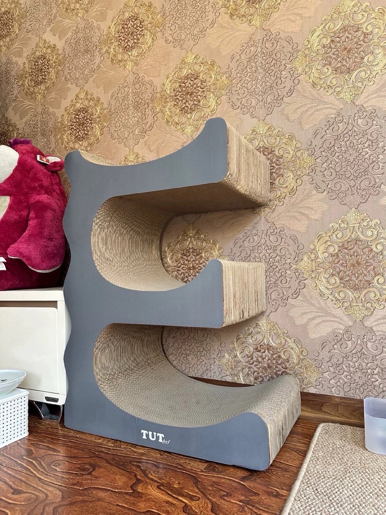 E Cat Scratcher Can Park 3 Cats 80.5*60*35.5cm