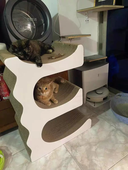 E Cat Scratcher Can Park 3 Cats 80.5*60*35.5cm