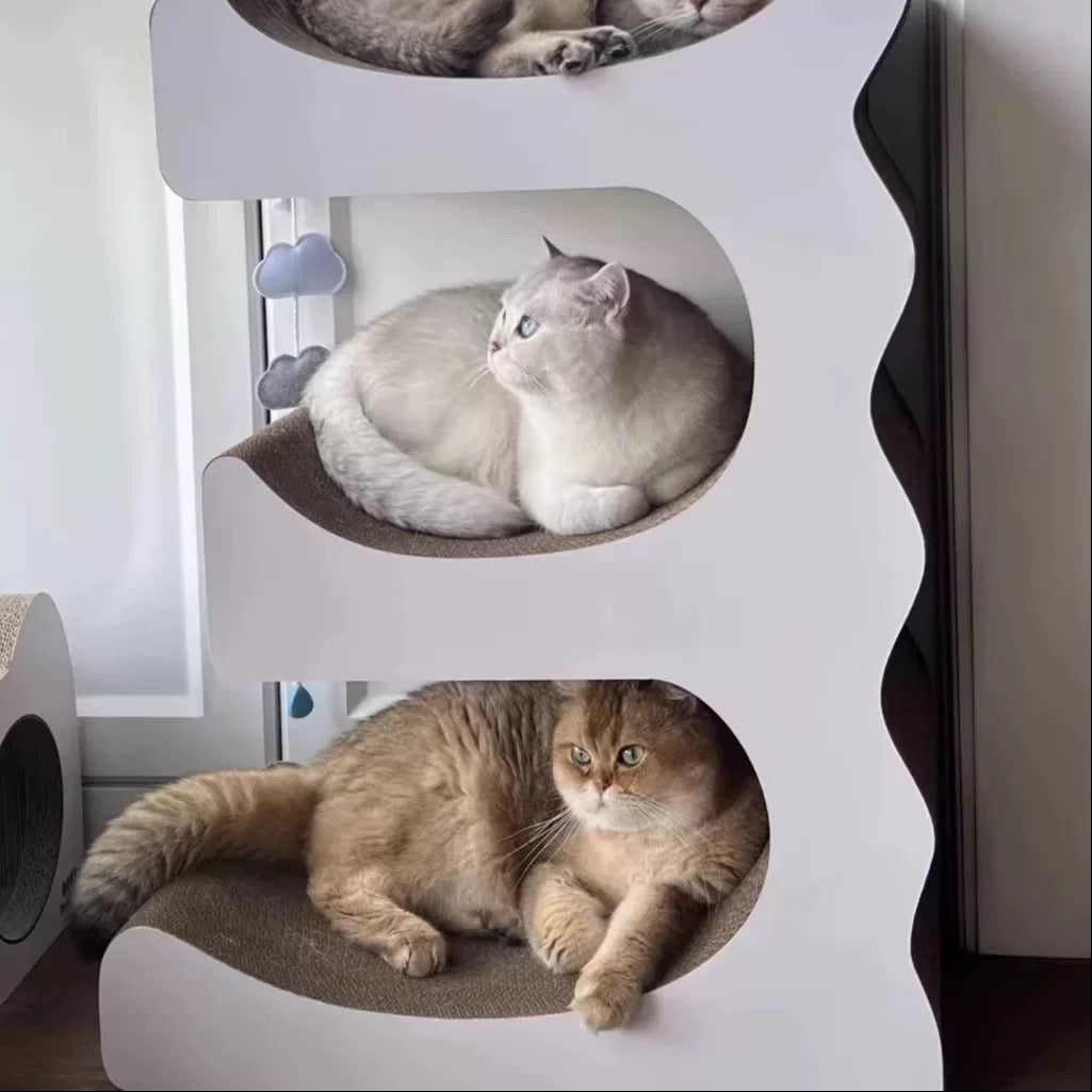 E Cat Scratcher Can Park 3 Cats 80.5*60*35.5cm