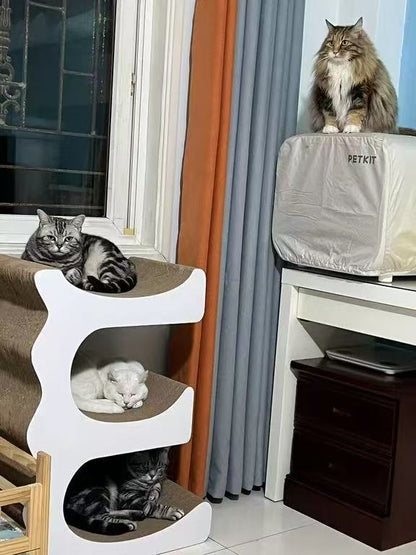 E Cat Scratcher Can Park 3 Cats 80.5*60*35.5cm