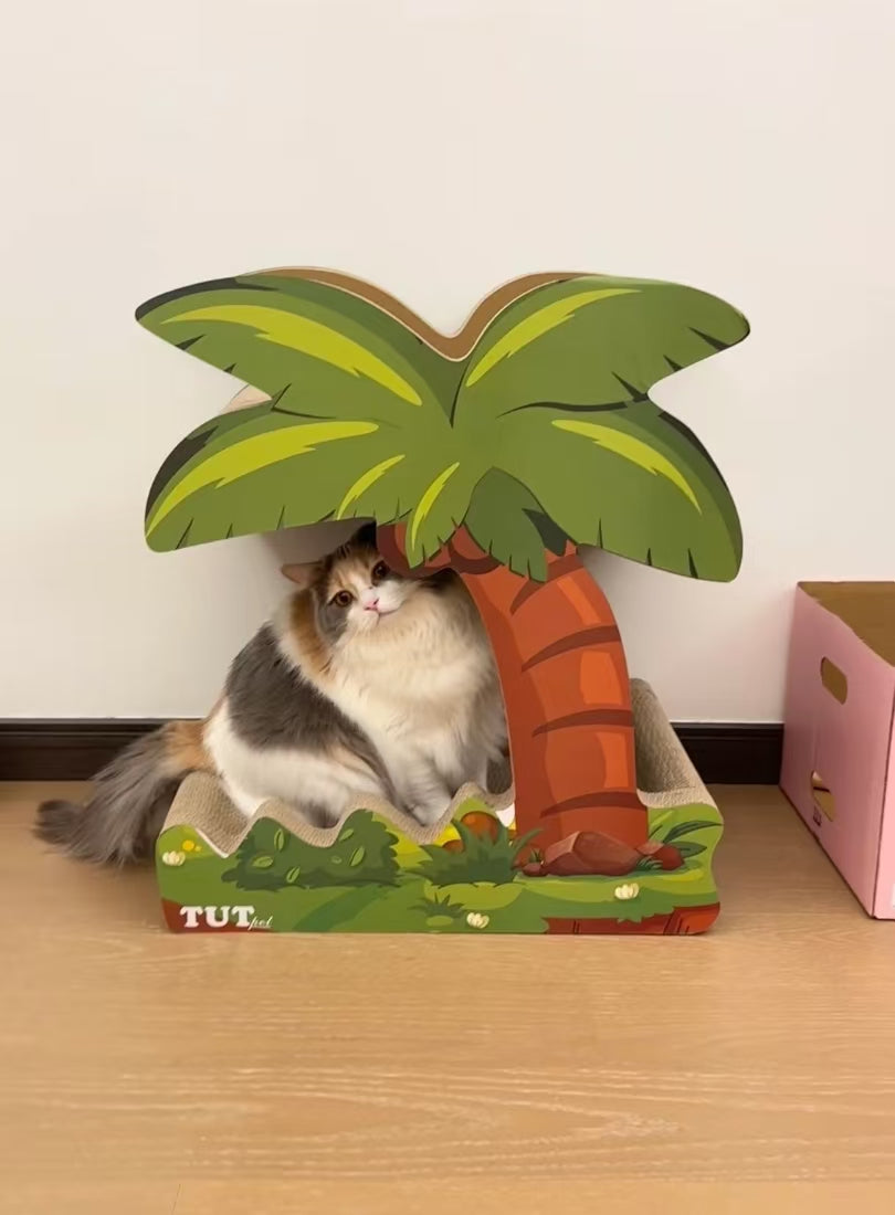 Coconut Tree cat scratcher 52.5*35*59.5cm