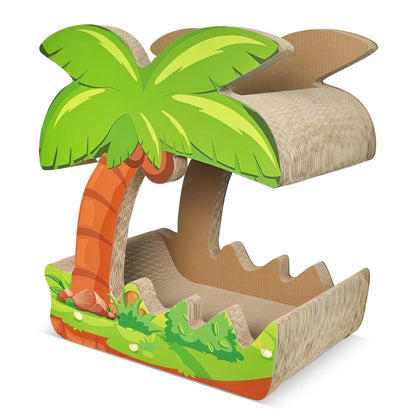 Coconut Tree cat scratcher 52.5*35*59.5cm