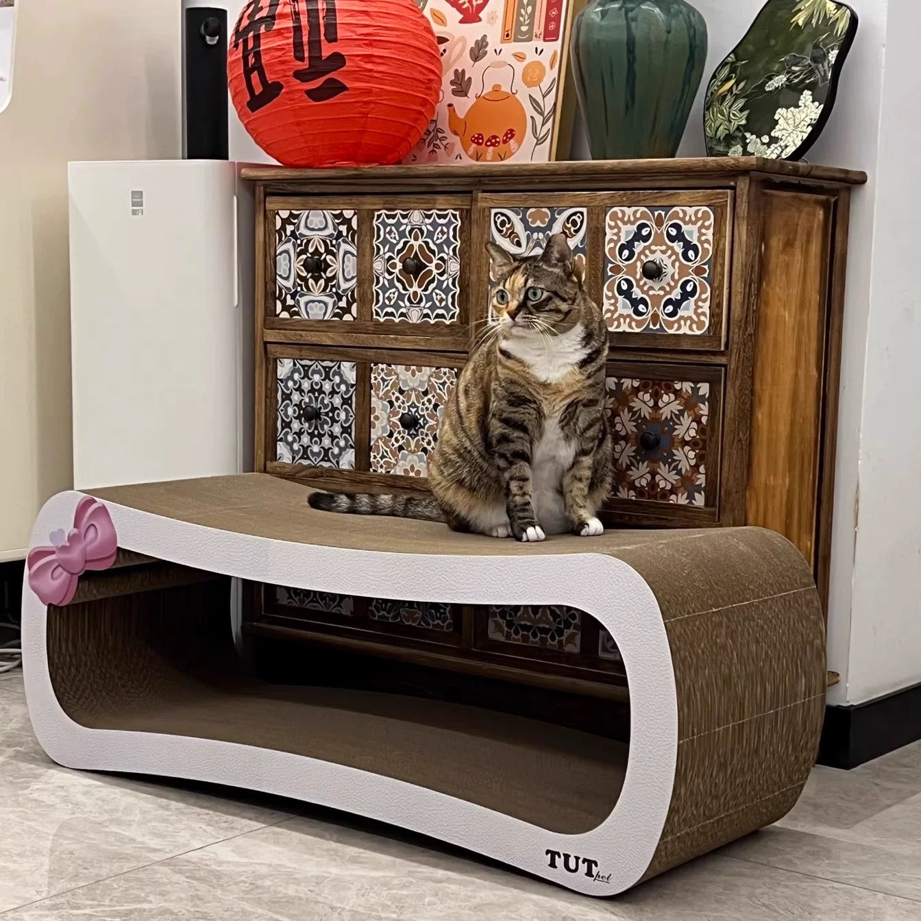 Rectangular cat scratcher 99*34.5*36cm