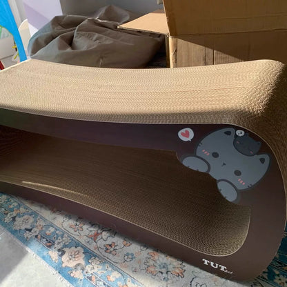 Coffee Cat cat scratcher 99*34.5*36cm