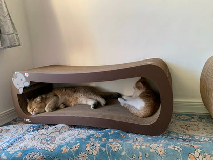 Coffee Cat cat scratcher 99*34.5*36cm