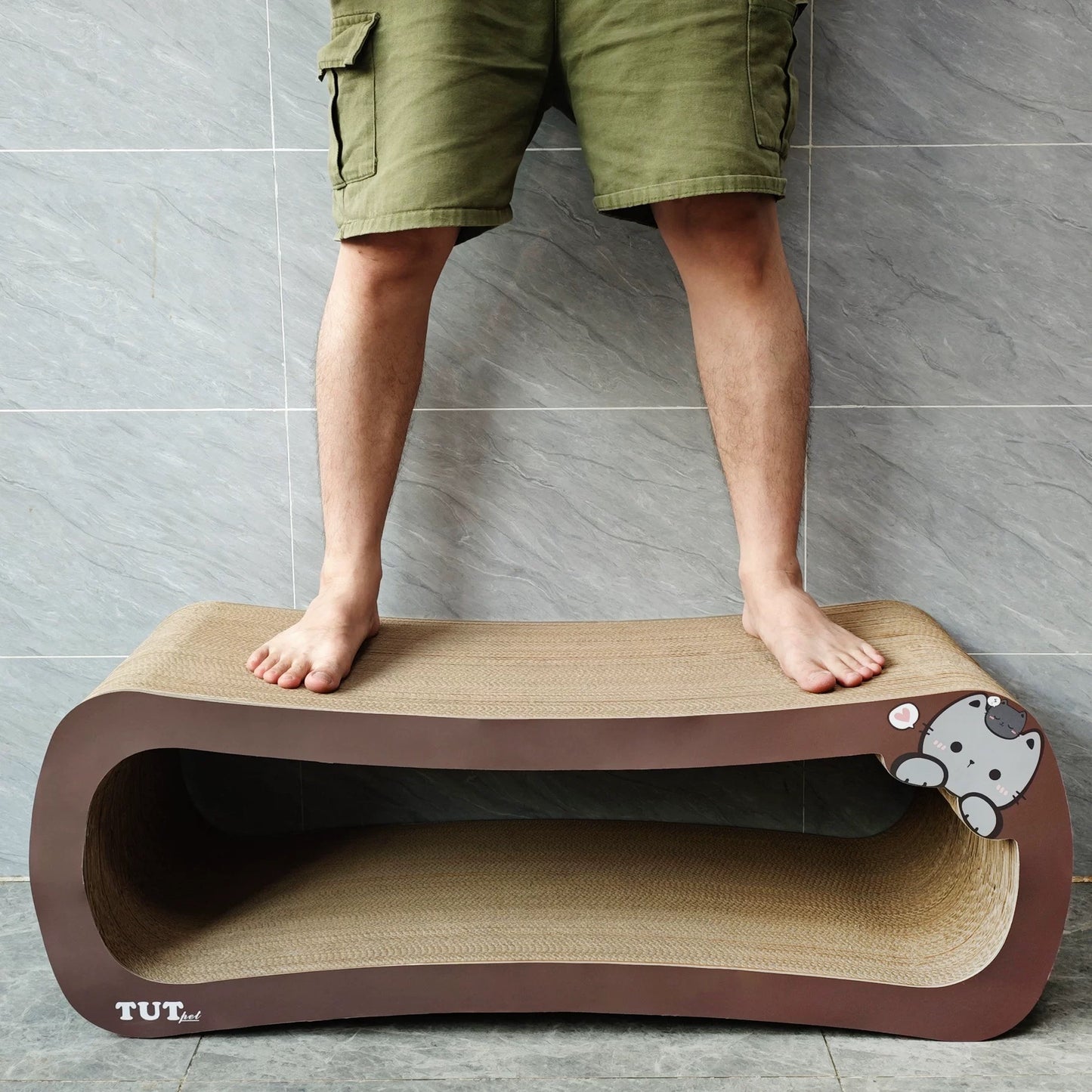 Coffee Cat cat scratcher 99*34.5*36cm