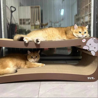 Coffee Cat cat scratcher 99*34.5*36cm