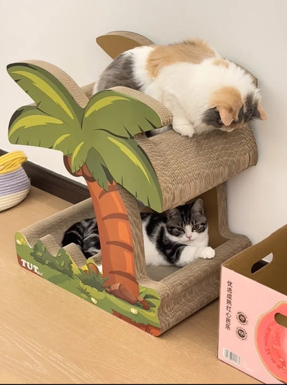Coconut Tree cat scratcher 52.5*35*59.5cm