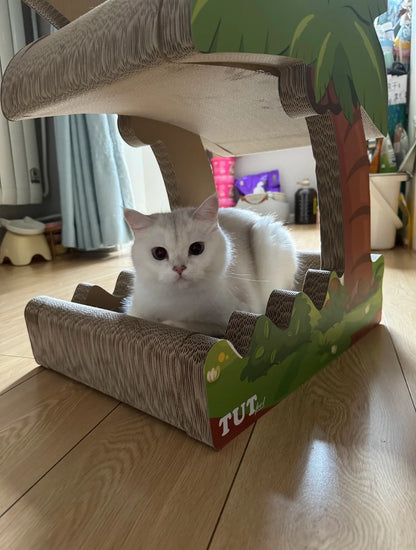 Coconut Tree cat scratcher 52.5*35*59.5cm