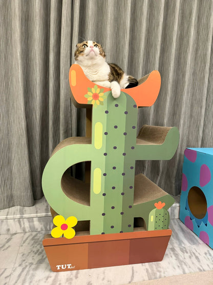 Cactus Cat Scratcher  Can Park 4 Cats 89*60*35.5cm