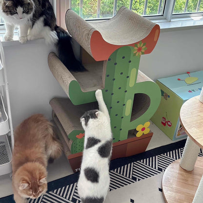 Cactus Cat Scratcher  Can Park 4 Cats 89*60*35.5cm