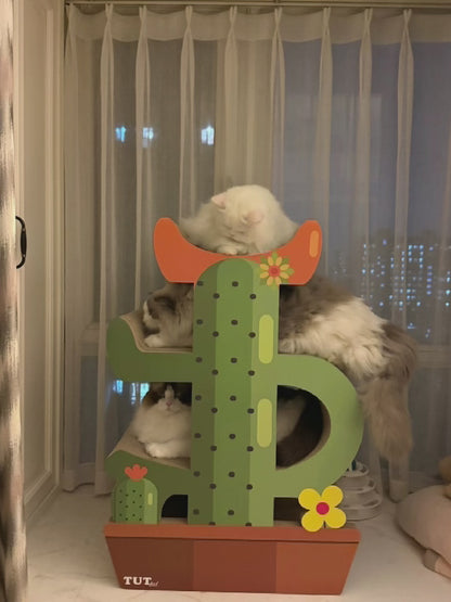 Cactus Cat Scratcher  Can Park 4 Cats 89*60*35.5cm